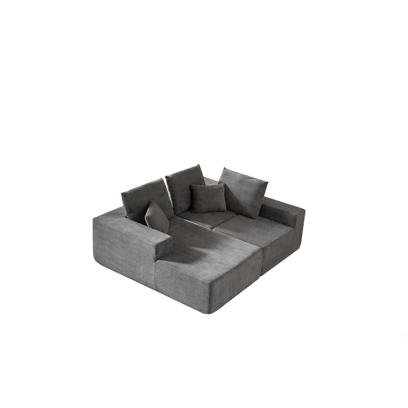 Canapé modulaire avec méridienne Boneless