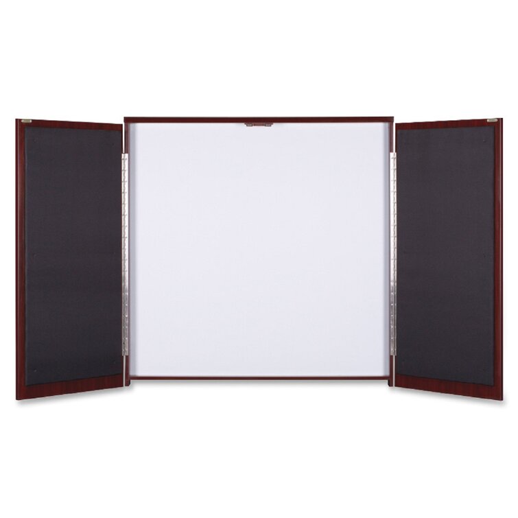 Enclosed Cabinet Melamine Medium - 4' - 6' Unframed Whiteboard