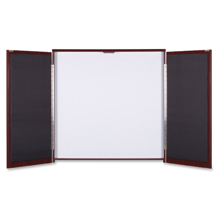 Enclosed Cabinet Melamine Medium - 4' - 6' Whiteboard