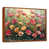 Toile avec cadre flottant brun