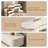Large Vanity Desk with Mirror & Stool​,Modern Cream White Dressing Table for Bedroom, Makeup Desk with 5 Drawer Storage for Women/Girls