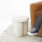 Wesley Ivory Boucle Stool