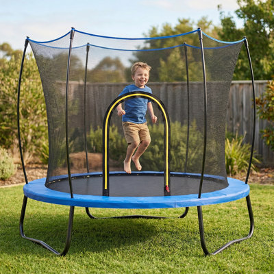 Trampoline rond - printemps