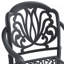 Ensemble de 7 pièces de mobilier de patio en aluminium coulé avec cadre noir et coussins de siège bruns-857253271