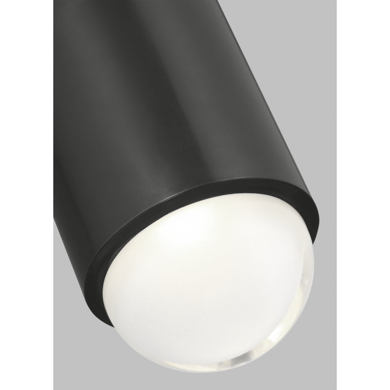 Ebell 1 - Light LED Flush Mount, Dark Bronze