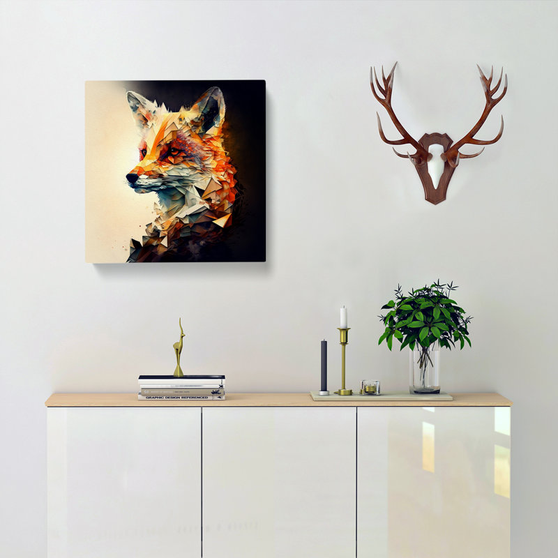 Fox Abstract Art - Print