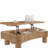 Lift Top Coffee Table with Fluted Panel Hidden Storage-950087714
