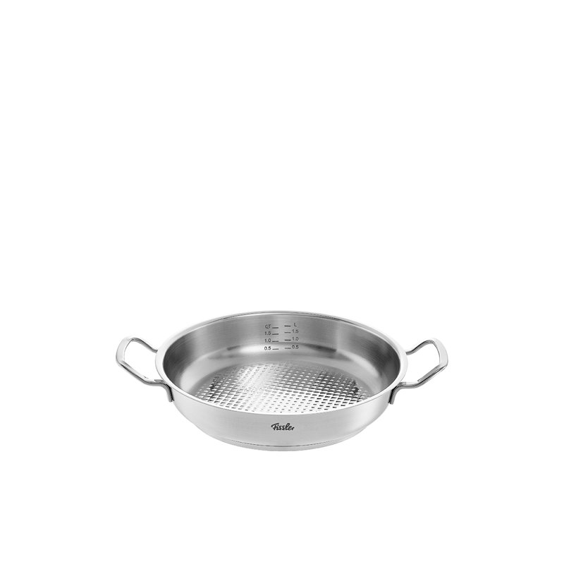 Plat de service en acier inoxydable avec couvercle en dôme Original-Profi Collection®, L 6,70 po