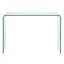Massena 2 Piece Glass Writing Desk Office Set