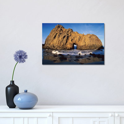 Sea Arch At Pfeiffer Beach, Big Sur, California by Tim Fitzharris - Wrapped Canvas Print