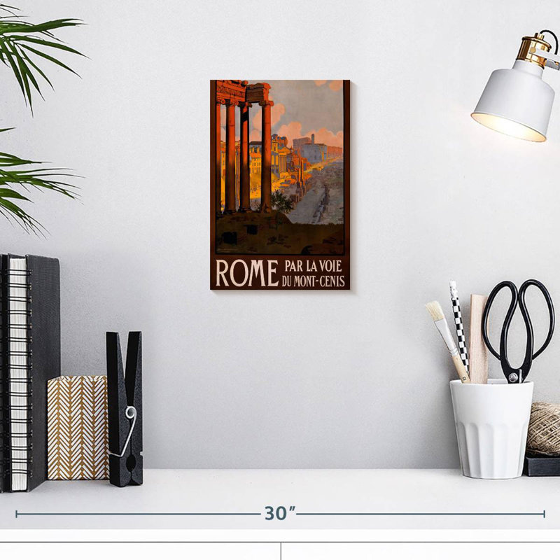 Aime See Rome, 12" H x 8" W