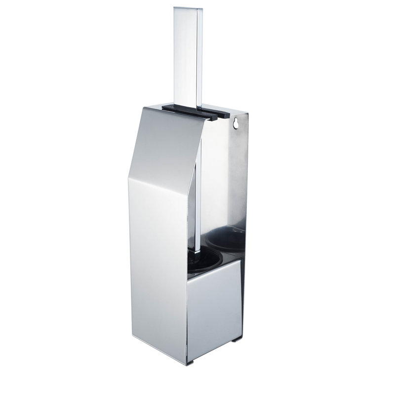 Porte-brosse de toilette en métal 9 po