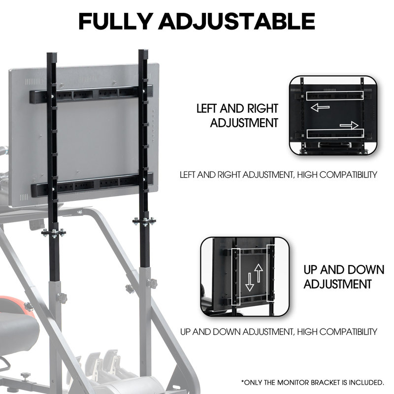 Amiylah Symple Stuff Single Screen Floor Stand Mount
