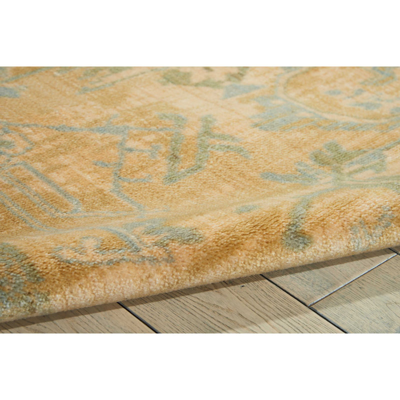 Moroccan Southwestern Area Rug in Sand, Rectangle 7'3" x 9'9"