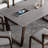 Rectangular modern style rock plate dining table-108207477