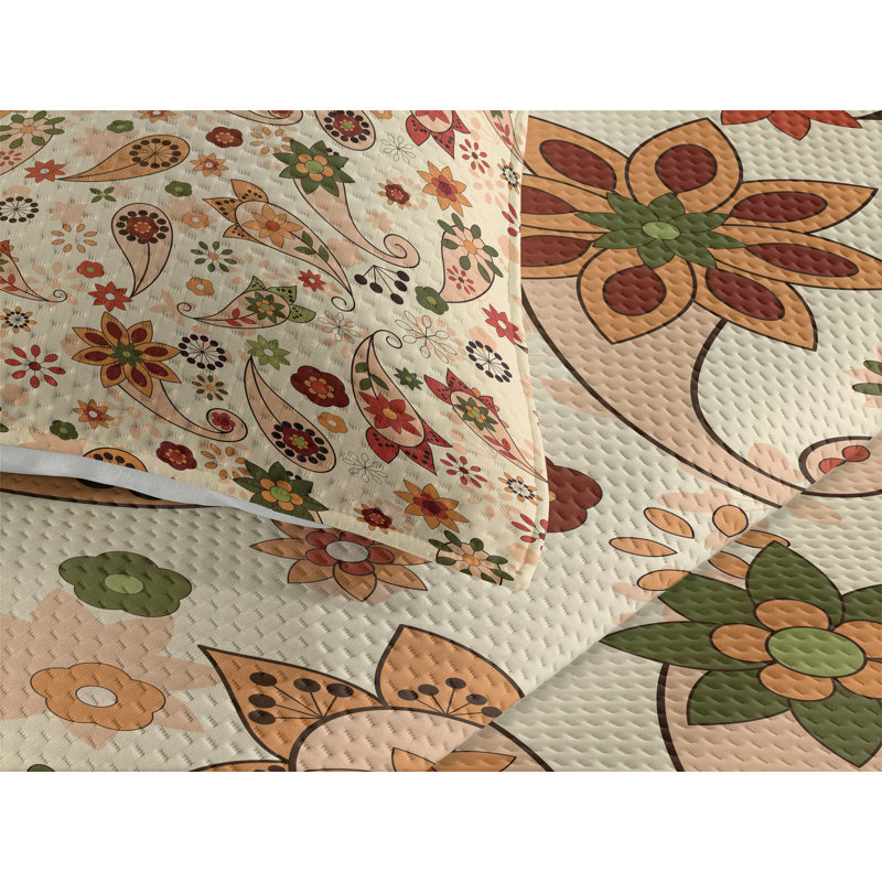 Modern & Contemporary Paisley Coverlet