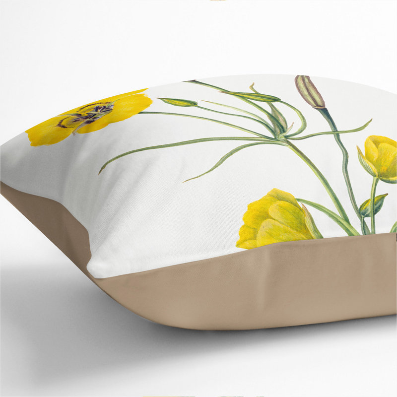 Square Throw Cushion, 40cm H x 40cm W x 15cm D, Stone