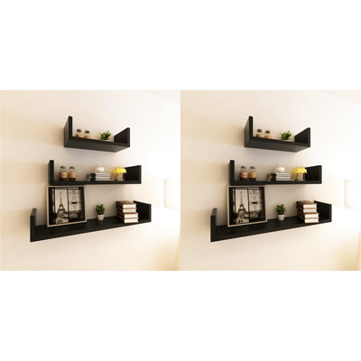Jaquory 6 -Piece Floating Shelf