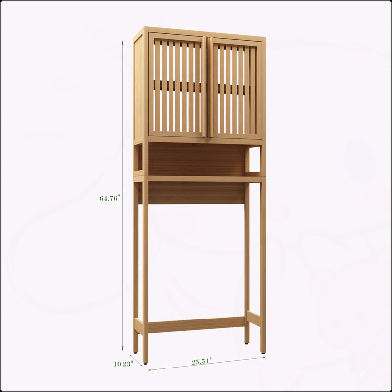 Charming Independent Toilet Storage Rack for Space Optimization