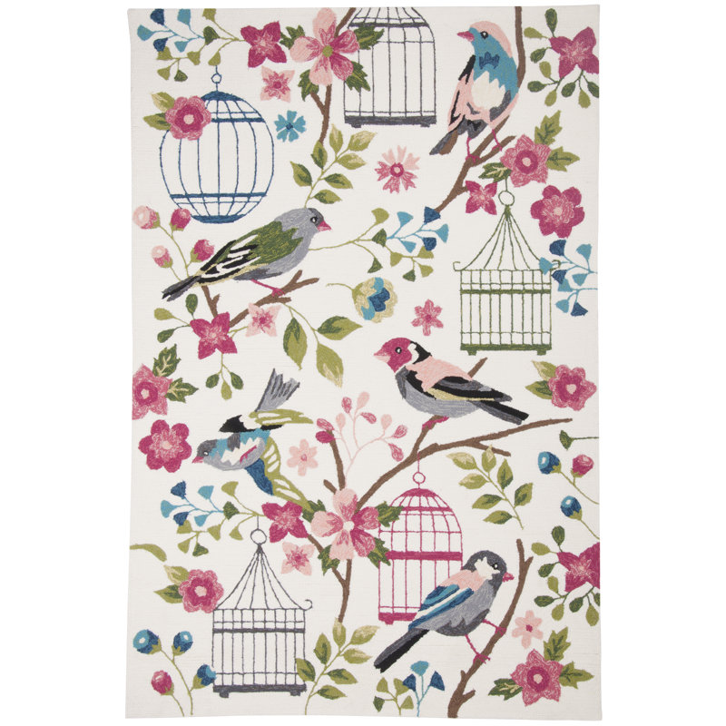 Jessie Hand-Tufted White Rug, Rectangle 160 x 230cm