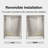 Duchess 50 to 55 in. x 72 in. H Semi-Frameless Stainless Steel Double Sliding Shower Door in Brushed Nickel with 5/16 in. (8mm) Clear Glass-124844533-124844532