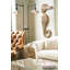Dryden Glass Top Pedestal End Table