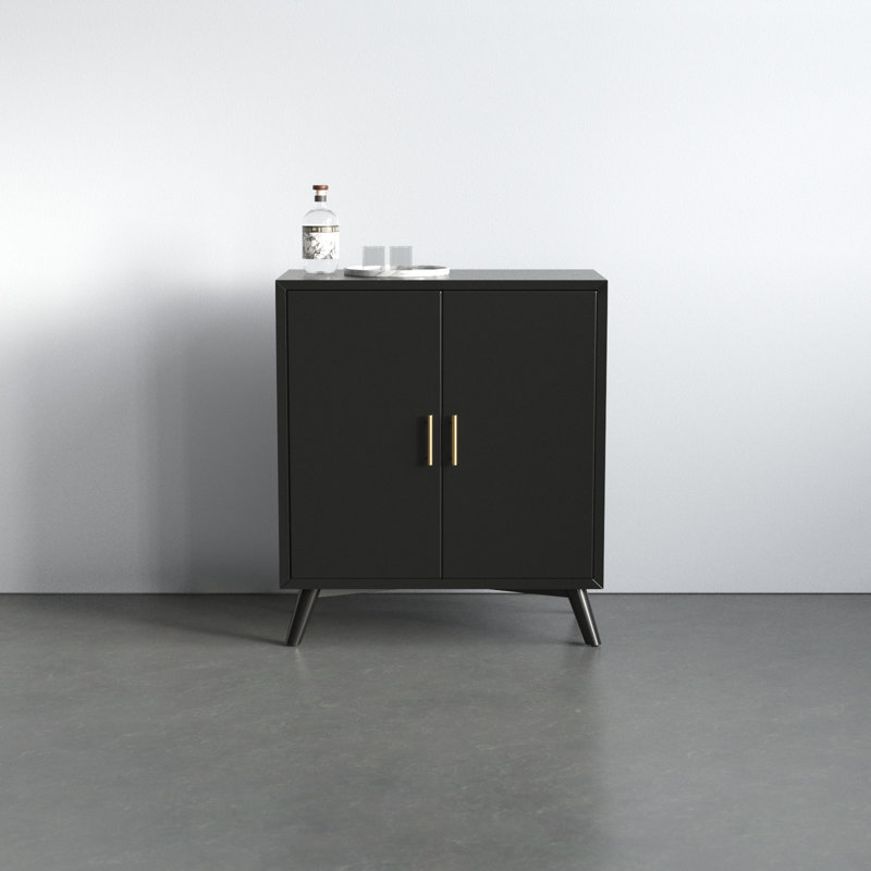 Williams Low Bar Cabinet, Black