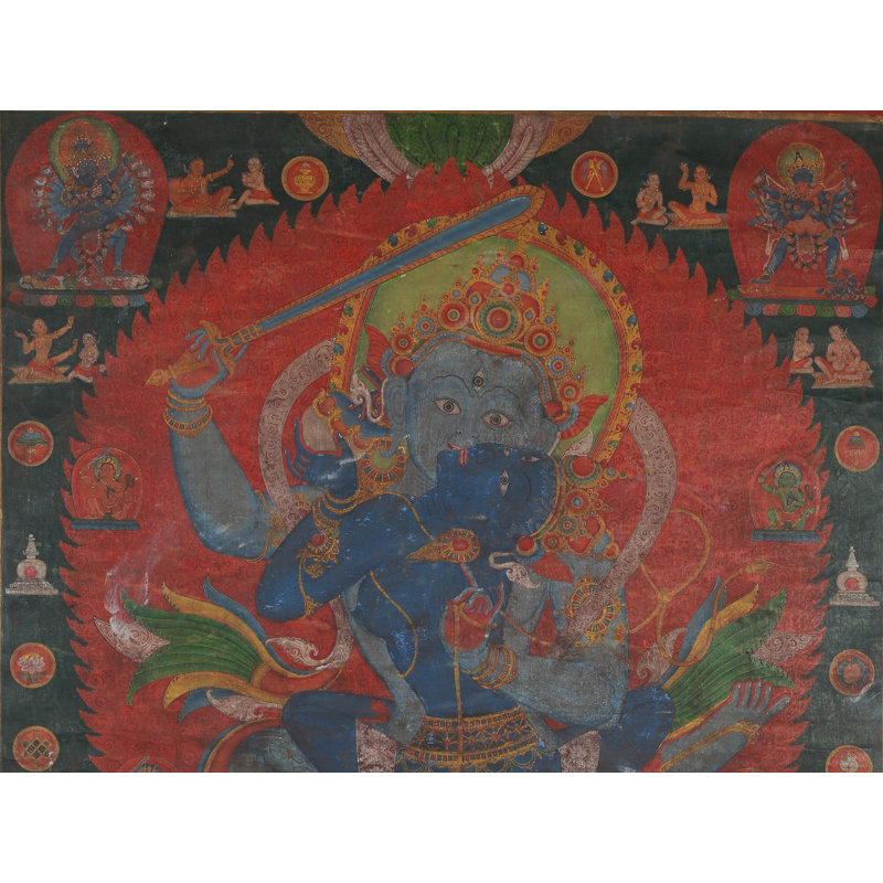 Chandariharoshana Newari traditionnel (Thangka sans brocart)