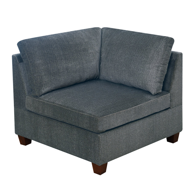 6 pièces modulaire gris, tissu de chenille de qualité supérieure, cadre en bois En réalité, de telles phrases devraient être évitées. Ensemble gris, symbole