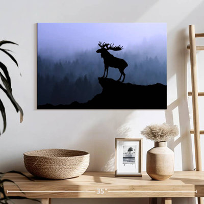 Crowle Moose Cliff Silhouette