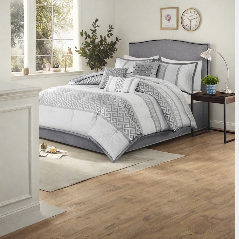 Ensembles de literie en jacquard élégant, polyester confortable, style traditionnel pour la maison