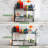 Over The Sink Drying Rack (Expandable Dimension) Snap-On Design 2 Tier Large Dish Rack Kitchen Count Organization and Storage
