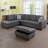 Conred 103.5'' Faux Leather Sofa