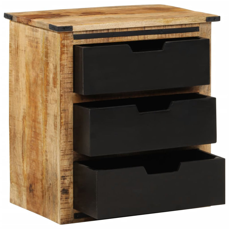 Curra 55cm Solid Wood Sideboard