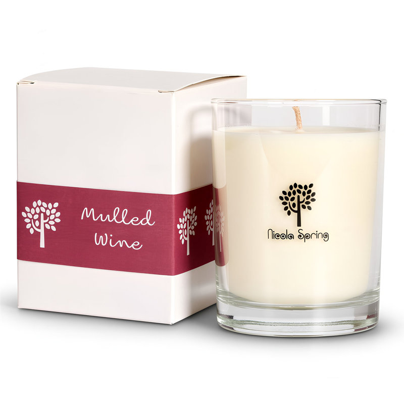 Nicola Spring Mulled Wine Soy Wax Candle, Pack of 3, 160g