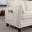 Canapé modulaire en chenille de 109 pouces, canapé en forme de L avec repose-pieds de rangement en L, combinaison de bricolage pour le salon
