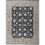 Hand-Knotted High-Quality Black and Gold Area Rug