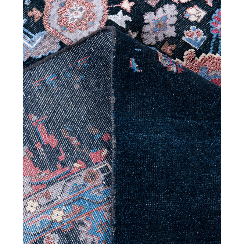 Overdyed One-of-a-Kind 8' 10" X 12' 4" Hand Knotted Area Rug