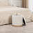Teddy Fleece Round Ottoman With Stroage-1319245053