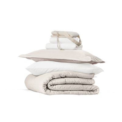 Ensemble de literie pour 8 personnes TG - ensemble d'édredon, ensemble de draps, oreillers et sac à linge