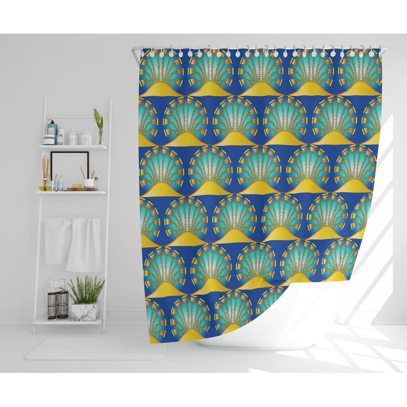 Soti Polyester Shower Curtain, 168cm H x 168cm W