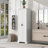 Versatile Bathroom And Office Storage Cabinet With Adjustable Shelves And Anti-Tipping Device-1420370185