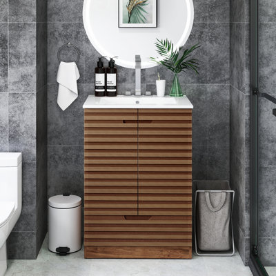 Meuble-lavabo simple 24,17 po avec comptoir d'évier
