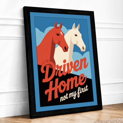 Driven Home Vintage - Framed Print