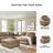 Offutt 5-Piece Sectional With Chaise-122874796-122874797