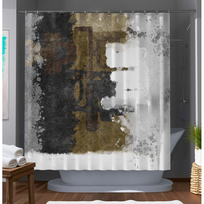 Abstract Shower Curtain