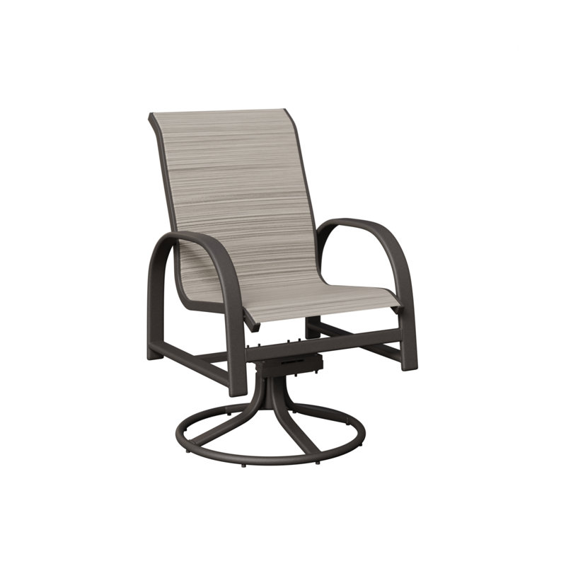 Chaise berçante berçante pivotante Berlin Gardens, Kozo fossile, Graphite moucheté