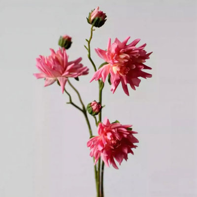 Rosy Petal Dahlia Stem â€“ 16.9"