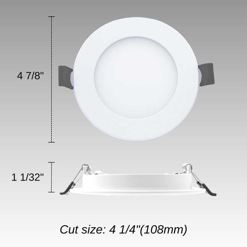 Ensemble d'éclairage encastré 4,75 "Ultra Slim