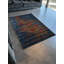 Tapis décoratif moderne à motif floral abstrait bleu-281007165
